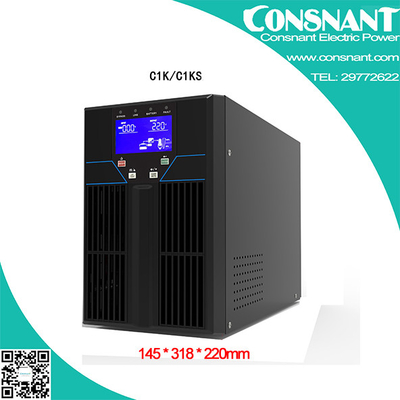 Black Online High Frequency UPS 1kva Pure Sine Wave for Medical Power Supply