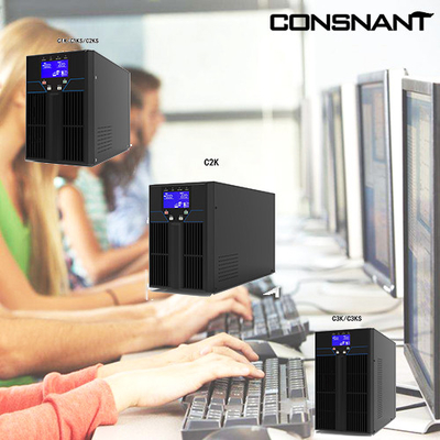 Computers Energy Maintain AC DC Black High Frequency Online UPS System 1-3KVA