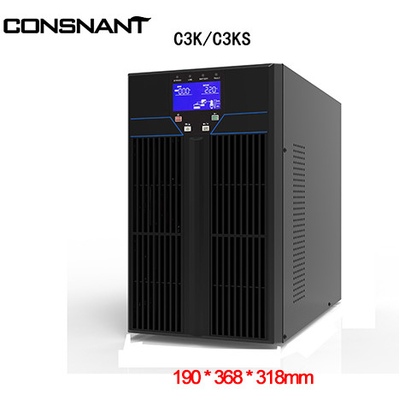 Single Phase 220V High Frequency Online UPS 3KVA For PC Networks Power