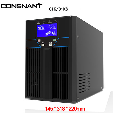 Industrial Power Supply UPS Reliable Black High Frequency UPS 1-3kva