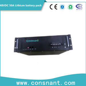 Durable Large Capacity Lithium Iron Battery Pack 48VDC 50A 439 * 400 * 132