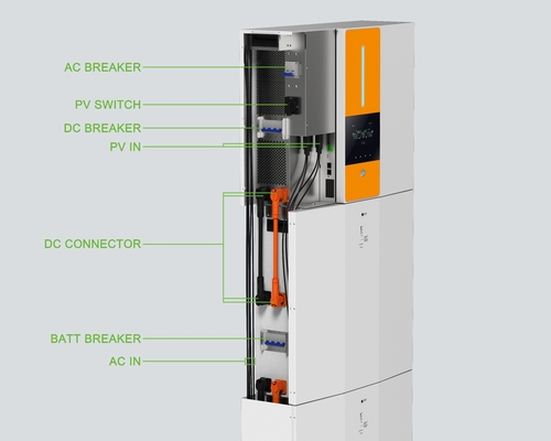 PV Module 370V Rechargeable Energy System MPP Input Voltage 15KWH