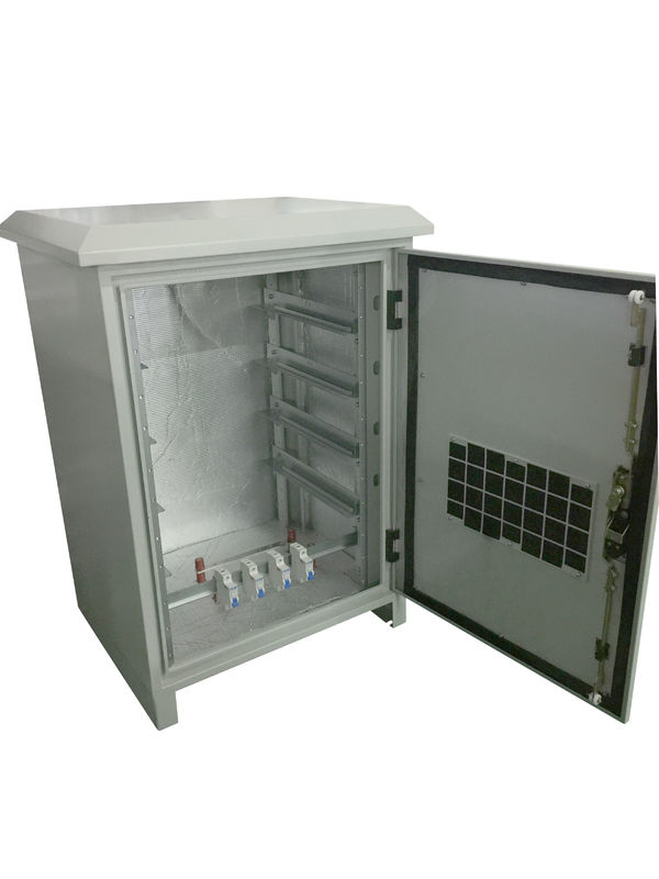 Steel Outdoor IP55 Power Enclosure 640 X 525 X 800 Mm , Outdoor Telecom Equipment Cabinets