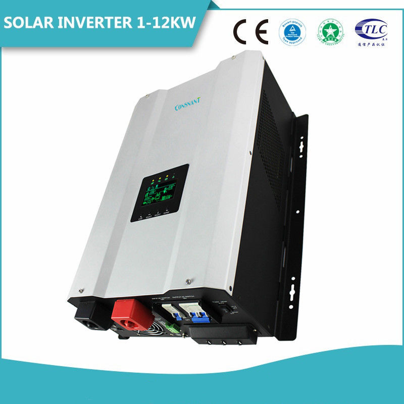 Hybrid Off Grid Solar Power Inverter 24V / 48V 1 - 12kw 50 / 60Hz Customized