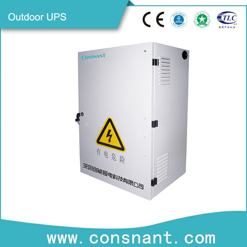 Telecom Outdoor Rated Ups With AGM / GEL Battery , 3KVA Outdoor Battery Backup