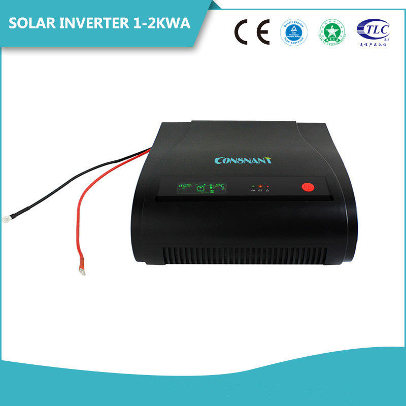 Home Solar Panel Dc To Ac Inverter Sine Wave , 0.5 - 2KW Solar System Inverter  High Frequency