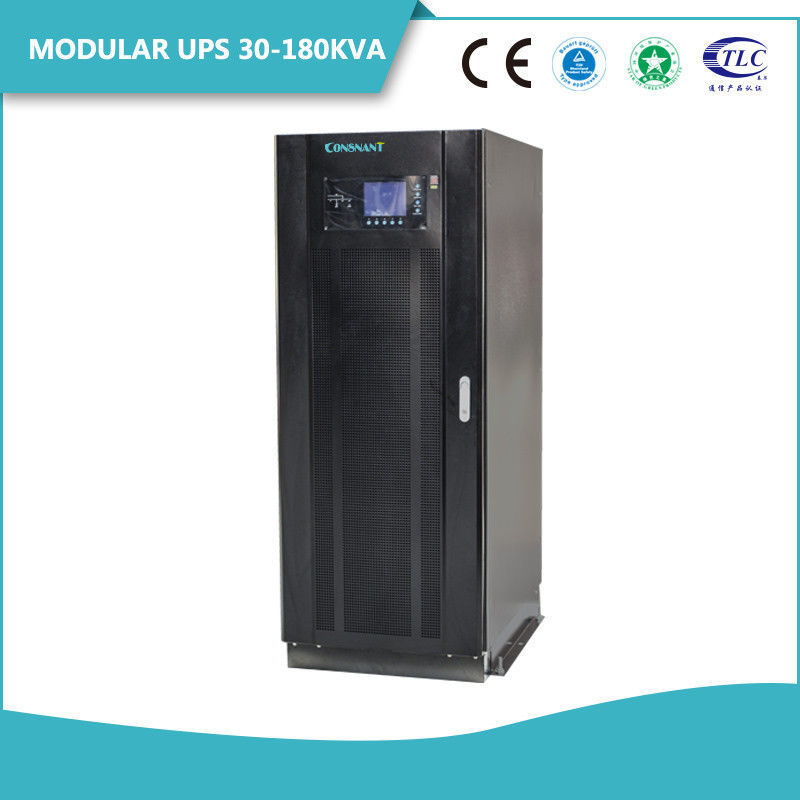 LCD Display Power Modular UPS System 50HZ 30 - 300KVA Easy Maintain