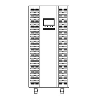 2 Conversion Online High Frequency UPS Zero Transfer Online Ups System