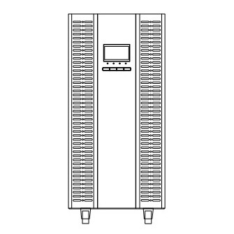 2 Conversion Online High Frequency UPS Zero Transfer Online Ups System